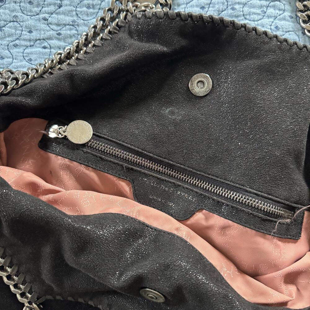 STELLA MCCARTNEY The Falabella Medium Brushed Shoulder Bag Foldover - Picture 12 of 15